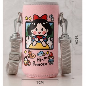 Copa de agua de vidrio de vidrio al por mayor Copa de buceo CUPERA CUBIERTA IMPRESA CREATIVO THERMOS CAN COOZES COOZES