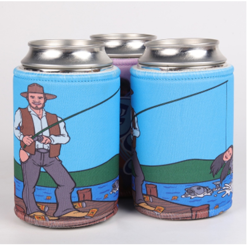 Bolsas de cerveza de sublimación aisladas deneopreno botellas cubiertas de manga de cerveza